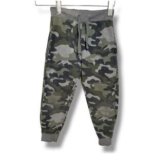 LEE girls green camo sweat jogger pants - xs
